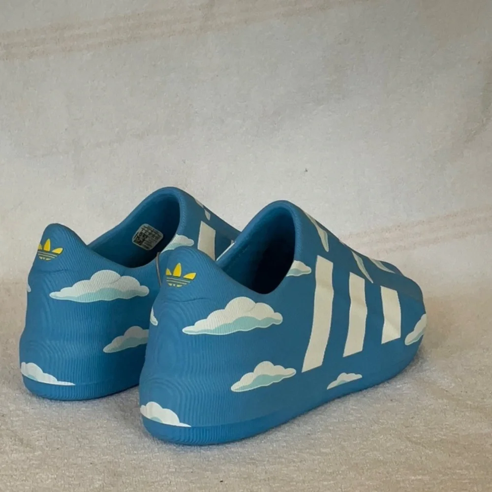 NEW ADIDAS SIMPSONS Kids Cloud Print Shoes - Blue